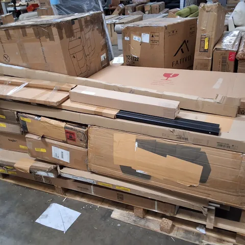 PALLET CONTAINING ASSORTED FLATPACK FURNITURE PARTS