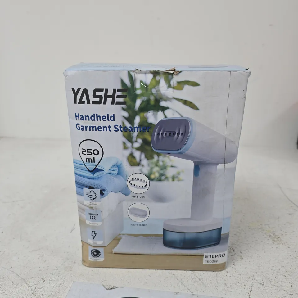 YASHE HANDHELD GARMENT STEAMER – E10PRO, 1600W