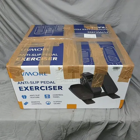 BOXED LIVMORE ANTI-SLIP PEDAL EXERCISER IN WHITE