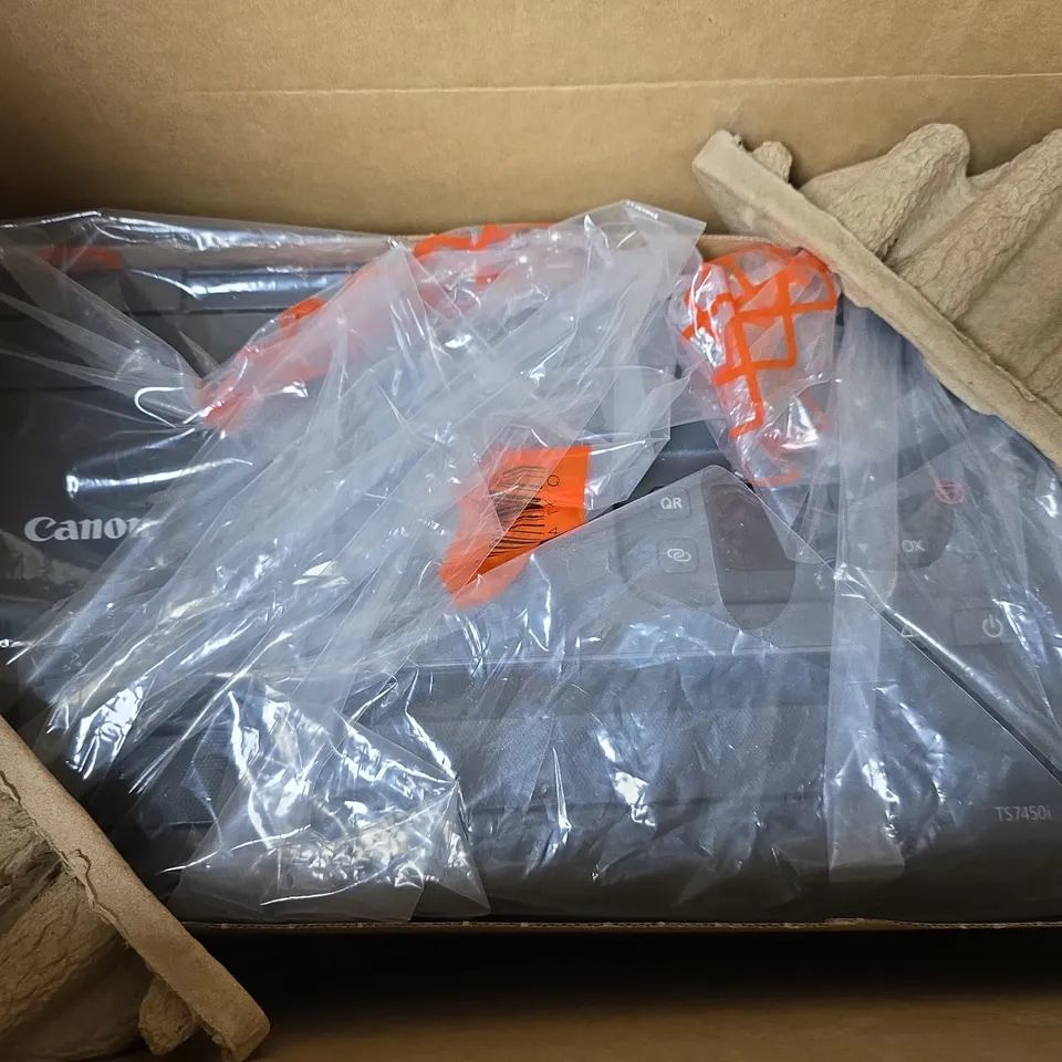 BOXED CANON PIXMA TS7450I WIRELESS COLOUR 3-IN-ONE INKJET PHOTO PRINTER - BLACK