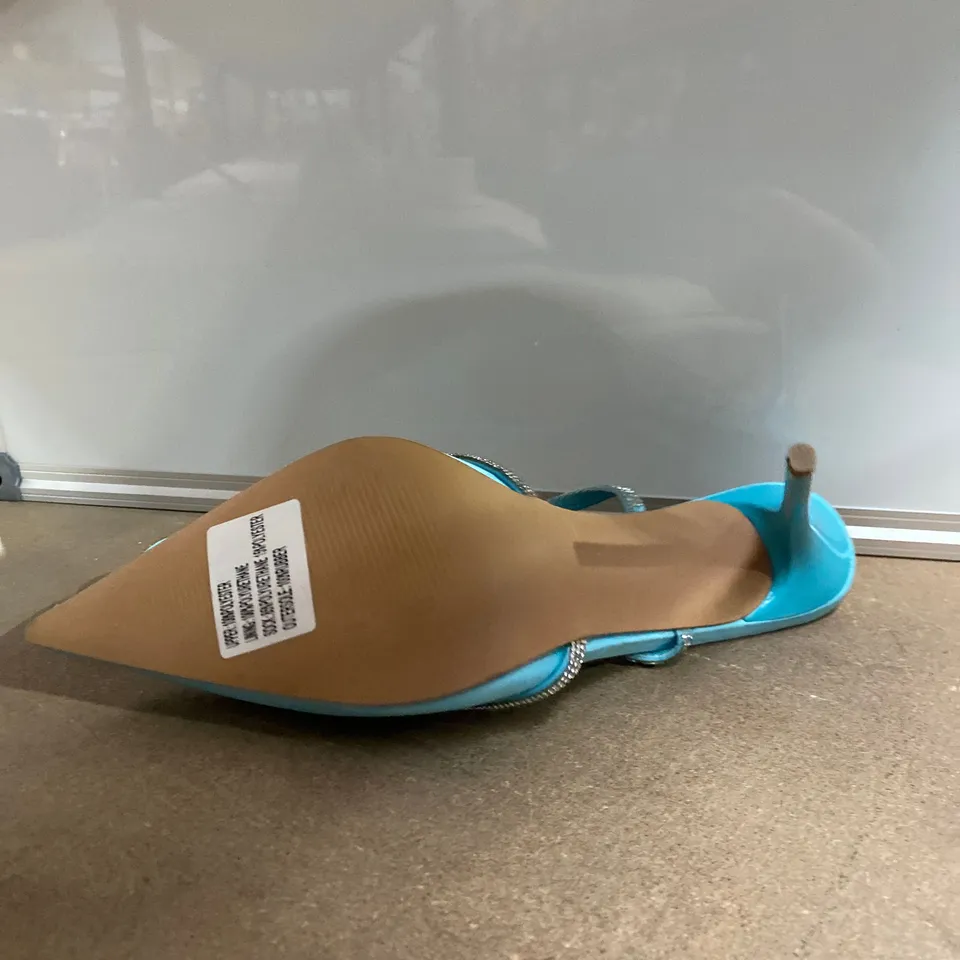 PAIR OF NAKD BLUE HEELS SIZE 37