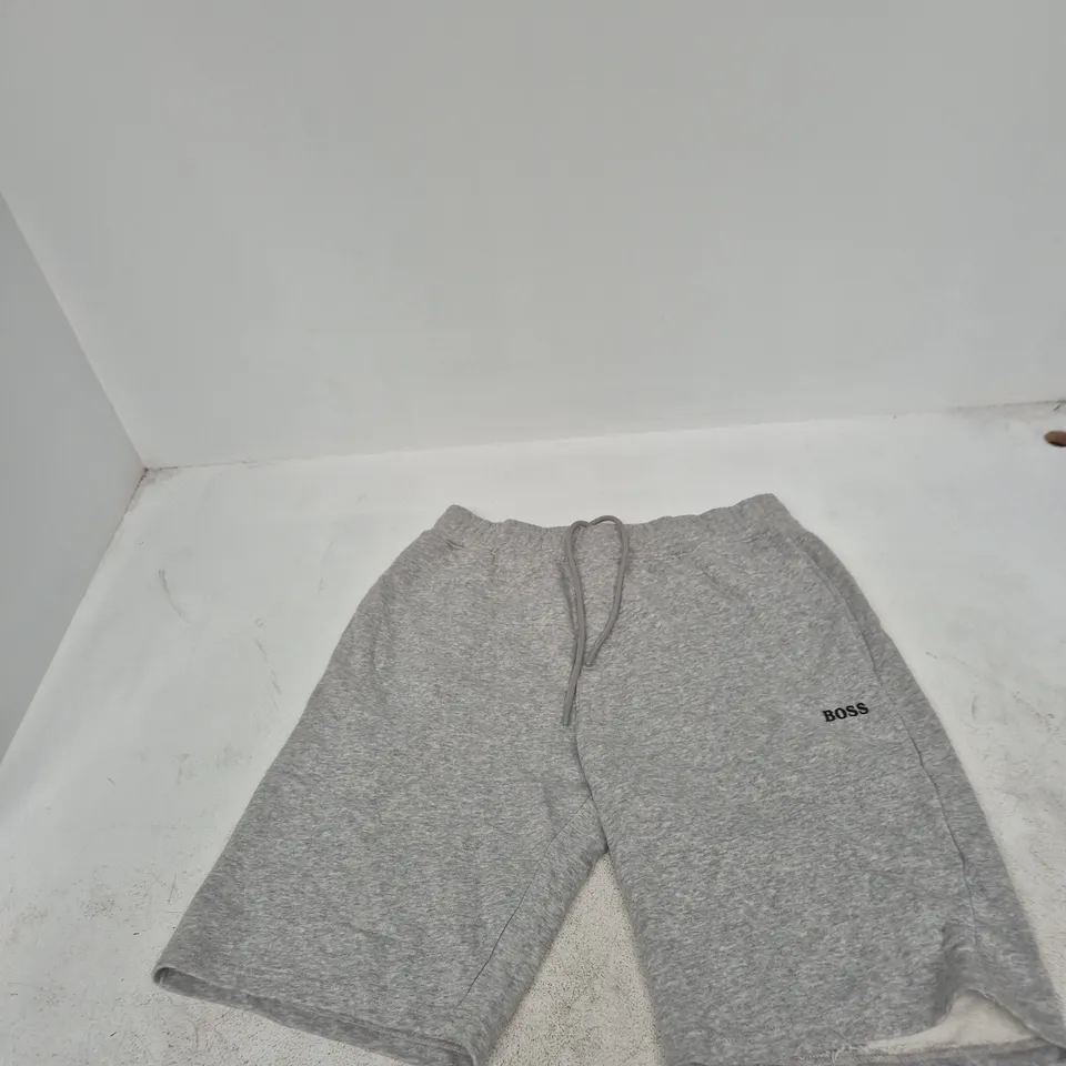 BOSS GREY MARL SHORTS – MEN'S, UK SIZE L