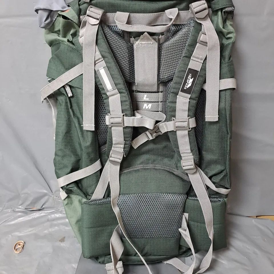 TRESPASS TREK 66 LITRE RUCKSACK - OLIVE