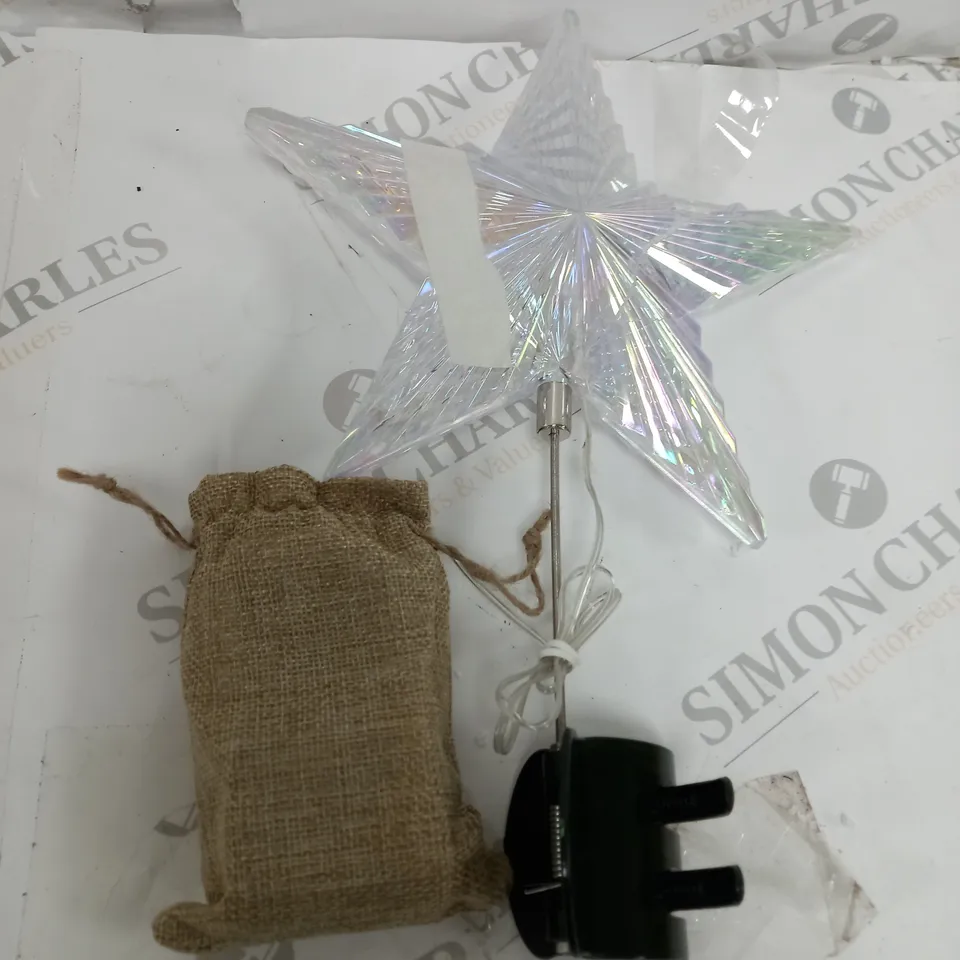 OUTLET JM BY JULIEN MACDONALD PRE-LIT STAR TREE TOPPER
