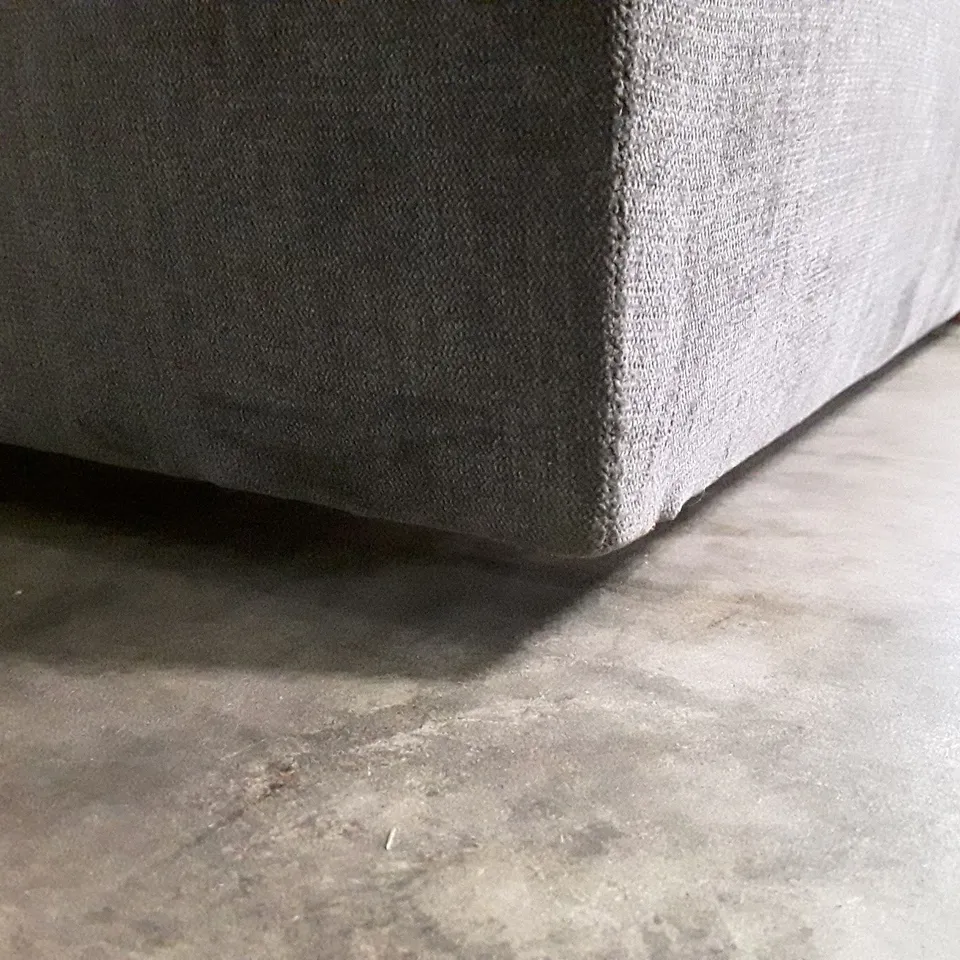 DESIGNER VALENCIA 2 SEATER SOFA - GREY FABRIC