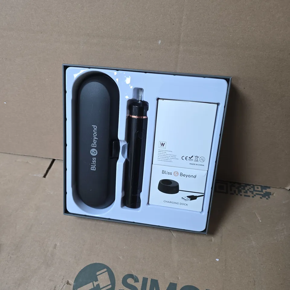 Bliss & Beyond Sonic+LED Toothbrush with Charging Dock 
