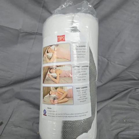 TBPC NECK SLEEPER PILLOW – WHITE WITH MESH COVER