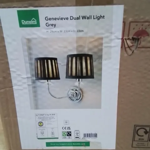 BOXED GENEVIEVE DUAL WALL LIGHT