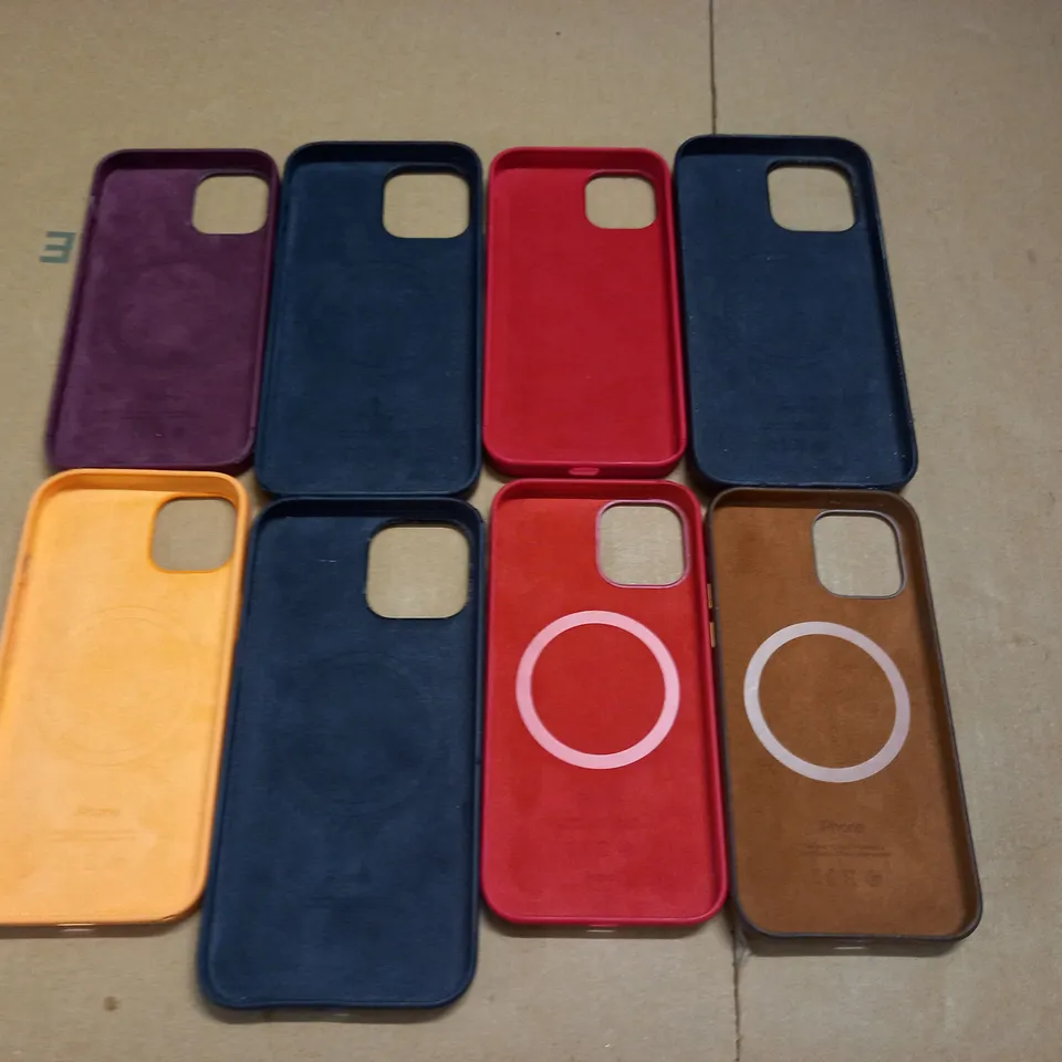 LOT OF 8 ASSORTED IPHONE CASES