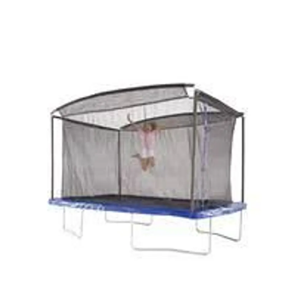 BOXED SPORTSPOWER 12 X 8FT RECTANGULAR TRAMPOLINE WITH EASI-STORE (2 BOX) RRP £299.99