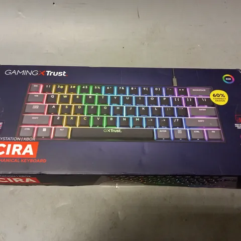 BOXED AND SEALED GAMING X TRUST ACIRA MINI MECHANICAL KEYBOARD