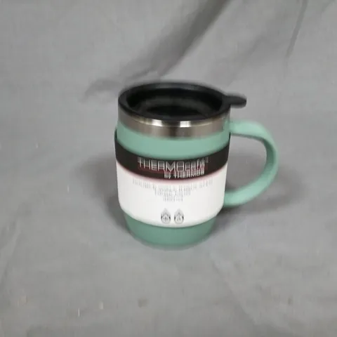 THERMOCAFE BY THERMOS DOUBLE WALL INSULATED DESK MUG IN LIGHT GREEN (450ML)