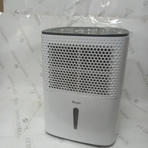 SWAN 10-LITRE DEHUMIDIFIER - WHITE/GREY