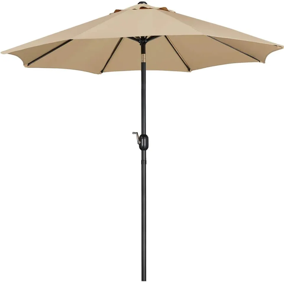 BOXED 9FT PATIO UMBRELLA - CREAM