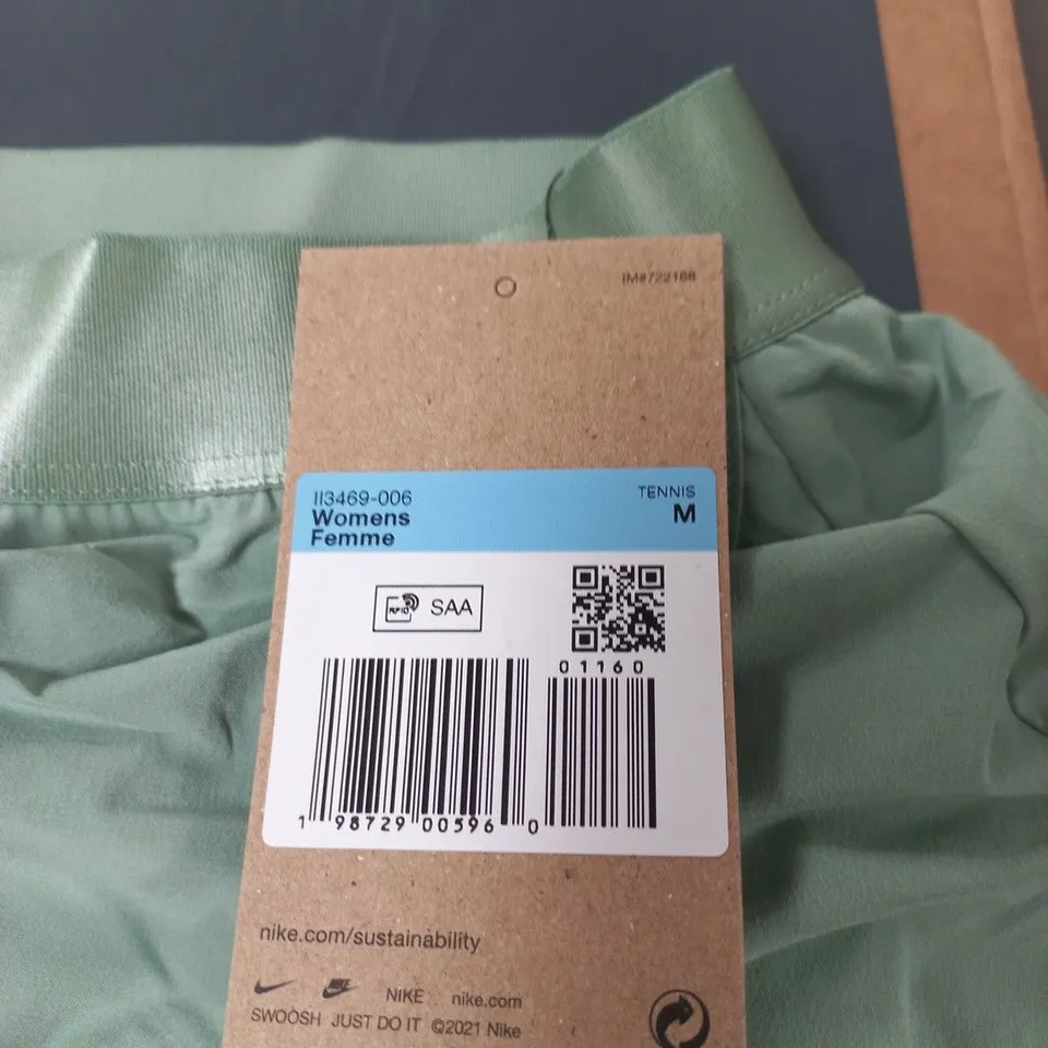 Nike Women's Dri-FIT Tennis Shorts – Sage Green, Size M