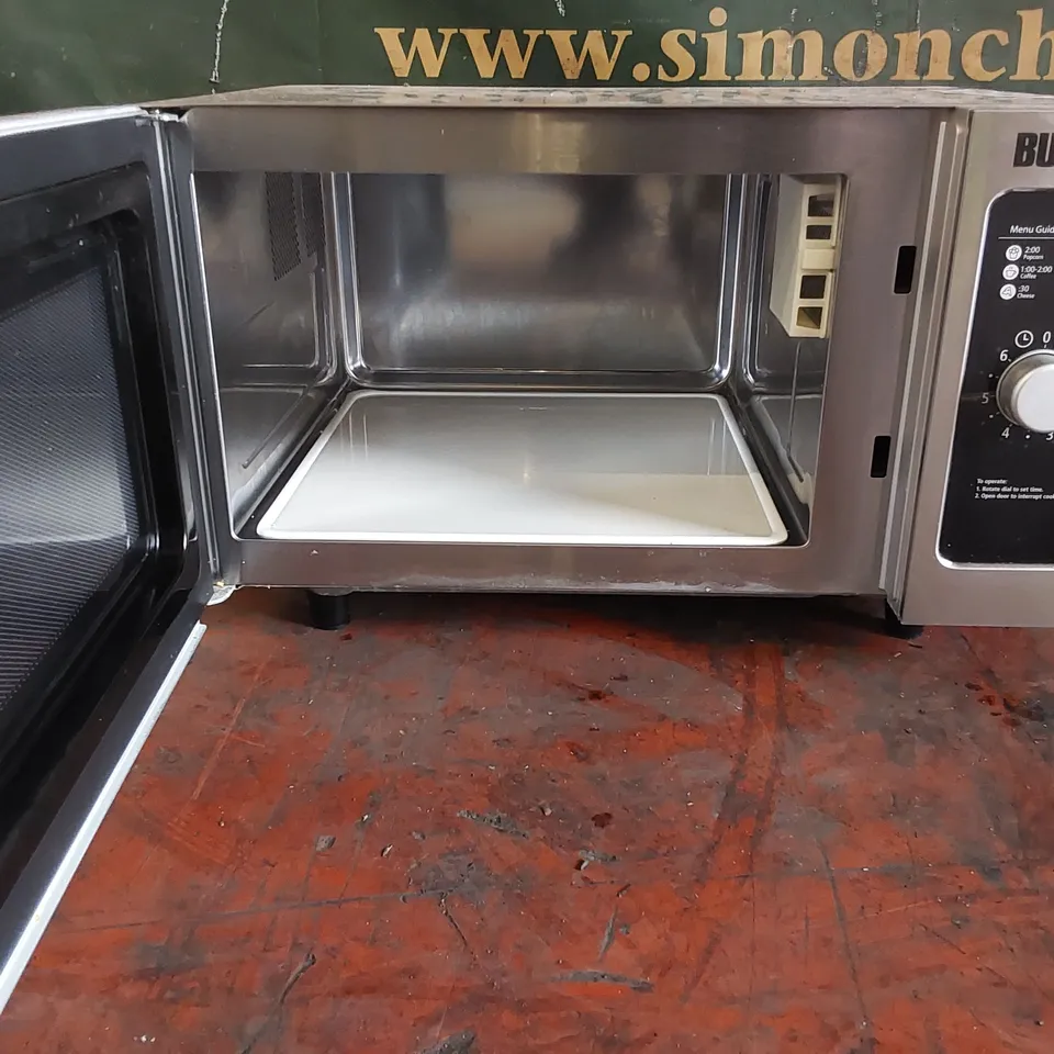 BUFFALO MANUAL COMMERCIAL MICROWAVE OVEN 25LTR 1000W