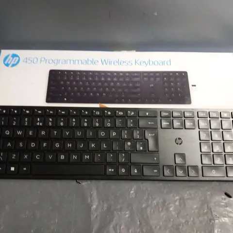 FIVE BOXED HP 450 PROGRAMMABLE WIRELESS KEYBOARD