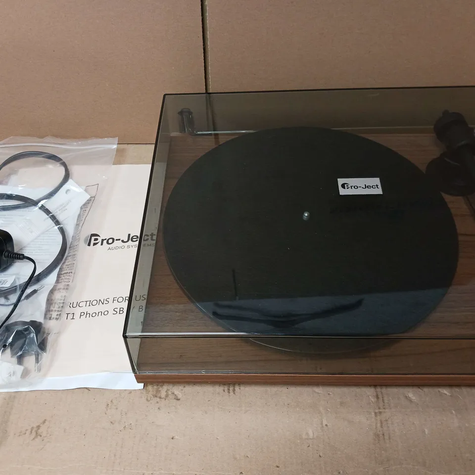 Project T1 Black HiFi Turntable