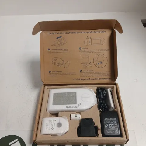 BRITISH GAS ELECTRICITY MONITOR IN-HOME DISPLAY WITH ACCESSORIES – BOXED