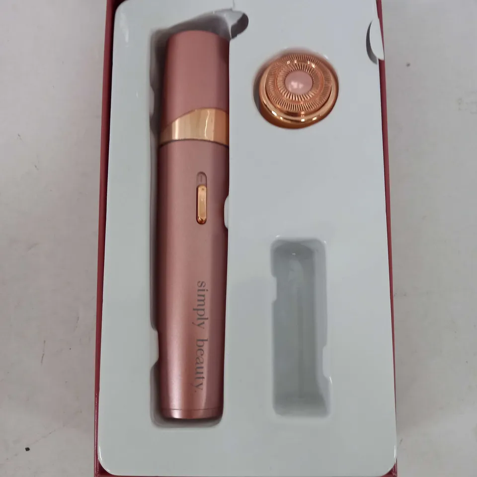 BOXED SIMPLY BEAUTY SINGLE HAIR EPILATOR IN ROSE GOLD