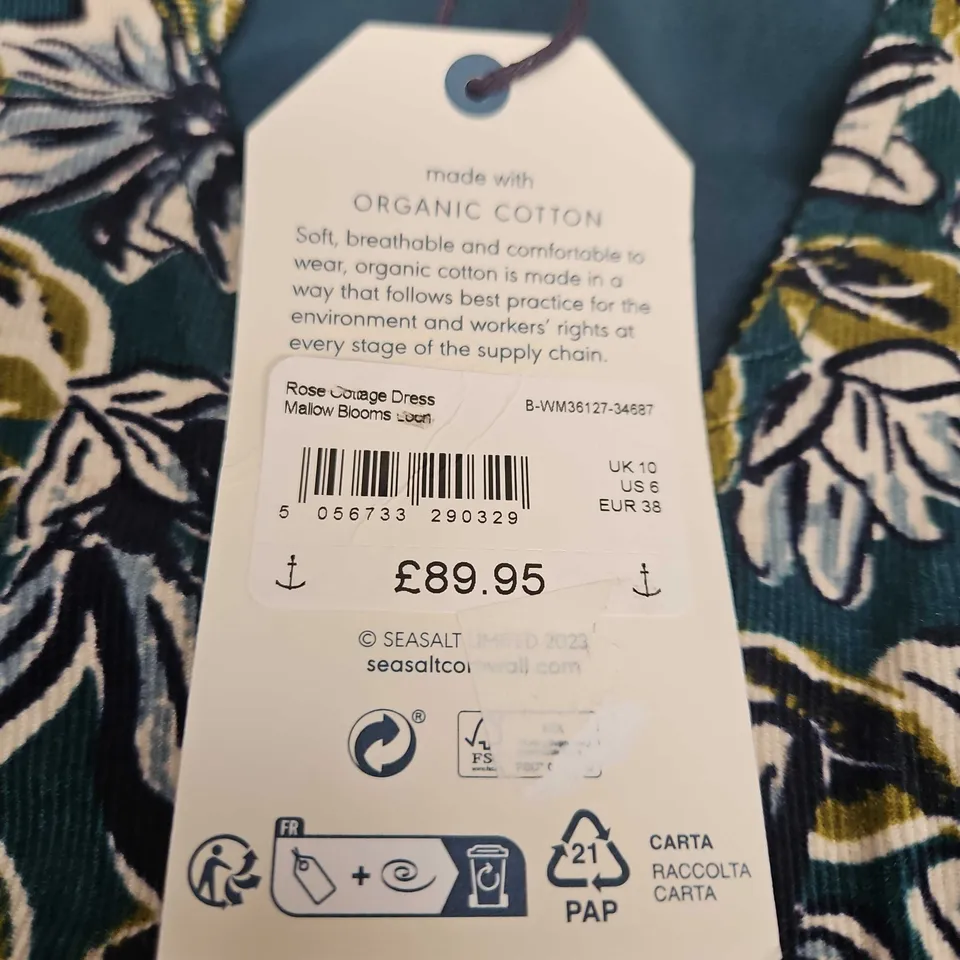 SEASALT CORNWALL ROSE COTTAGE DRESS - SIZE 10