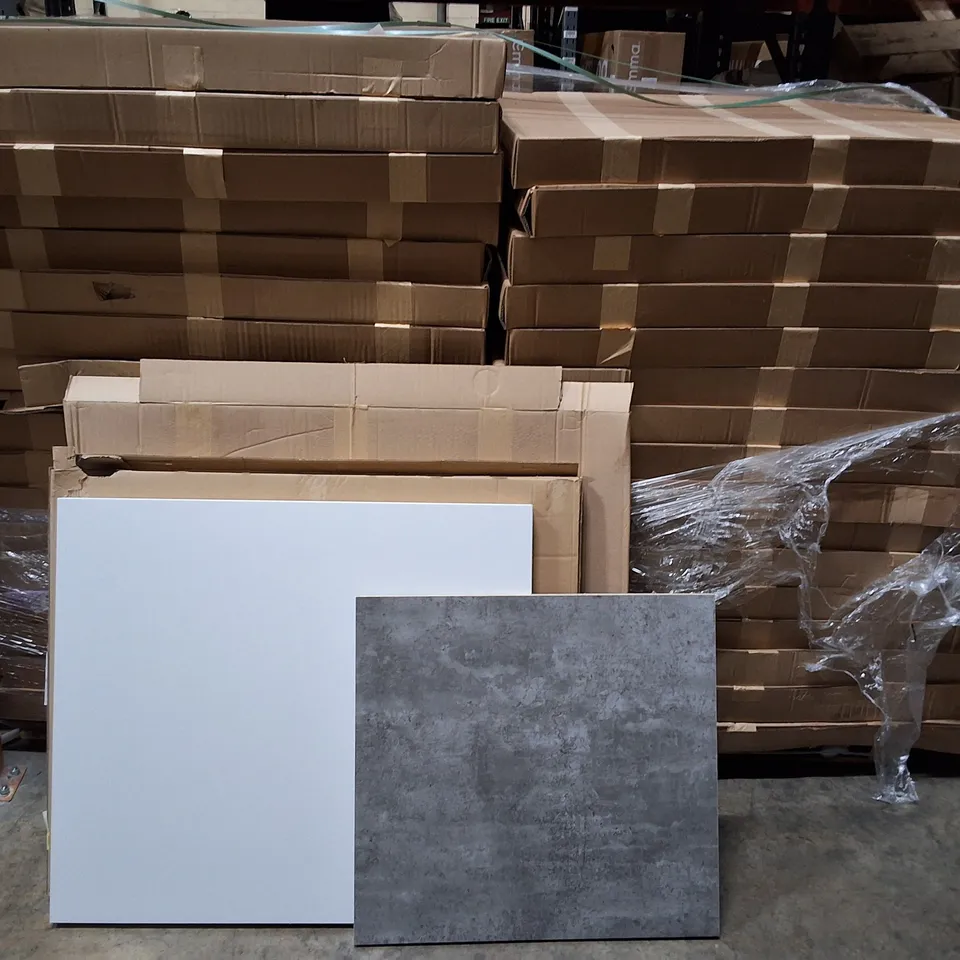 PALLET CONTAINING APPROXIMATELY 40 FLAT PACK FURNITURE PARTS