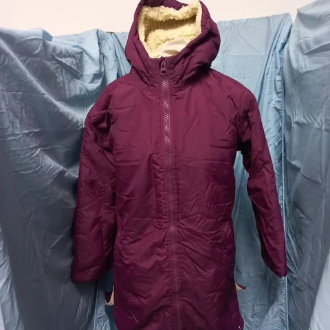 MOUNTAIN WAREHOUSE KIDS' PURPLE HOODED PUFFER JACKET, 11-12