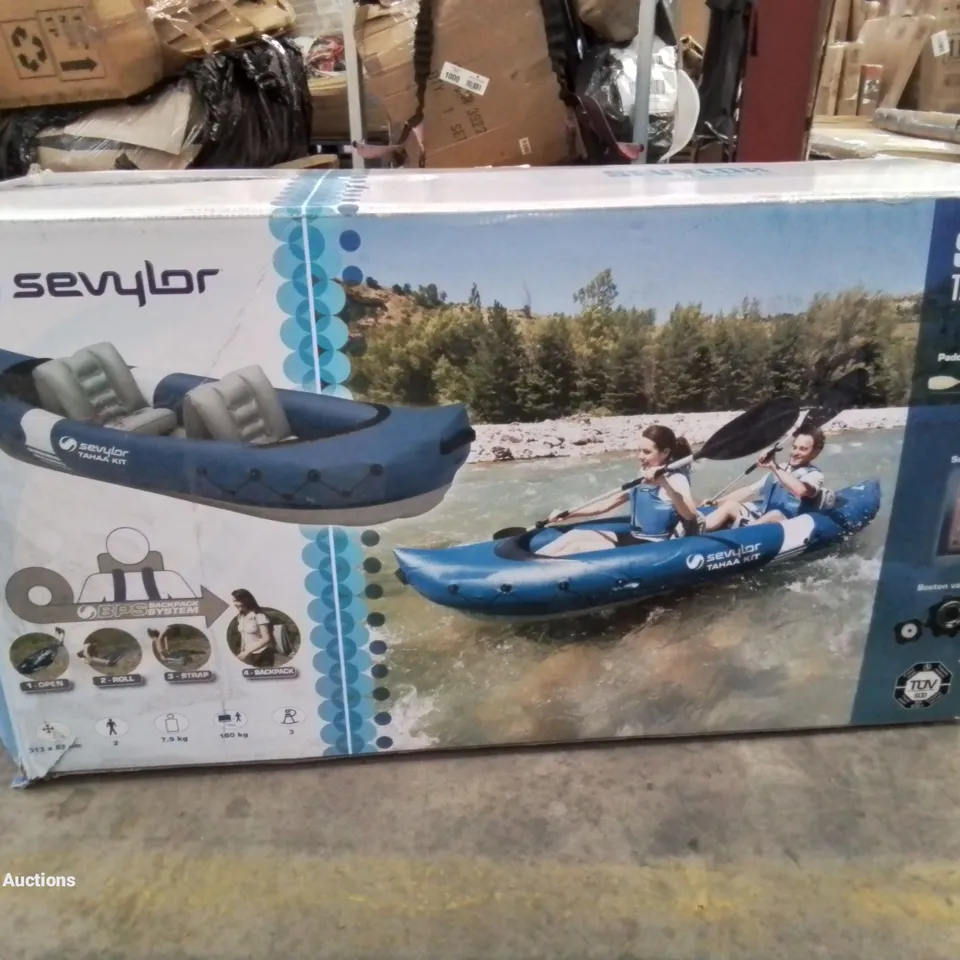 BOXED SEVYLOR TAHAA INFLATABLE KAYAK