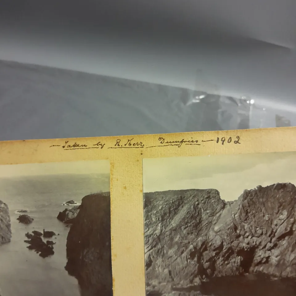 LANDSCAPE PHOTOGRAPH COLLECTION IN BLACK AND WHITE DATED 1902