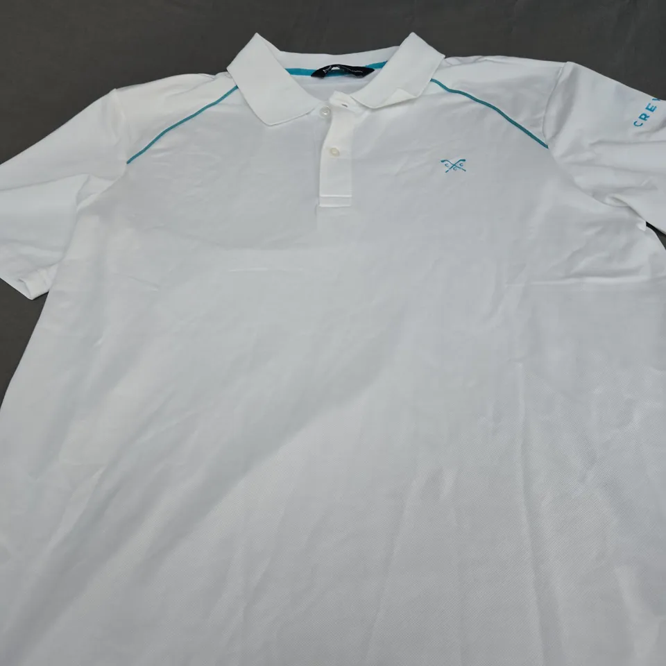 CREW CLOTHING COMPANY GOLF POLO SHIRT SIZE M 