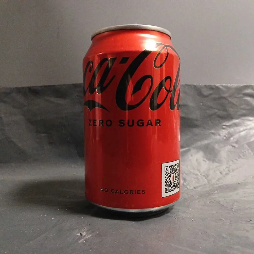 TOTE OF APPOXIMATELY 15 COCA-COLA ZERO SUGAR 330ML CANS 