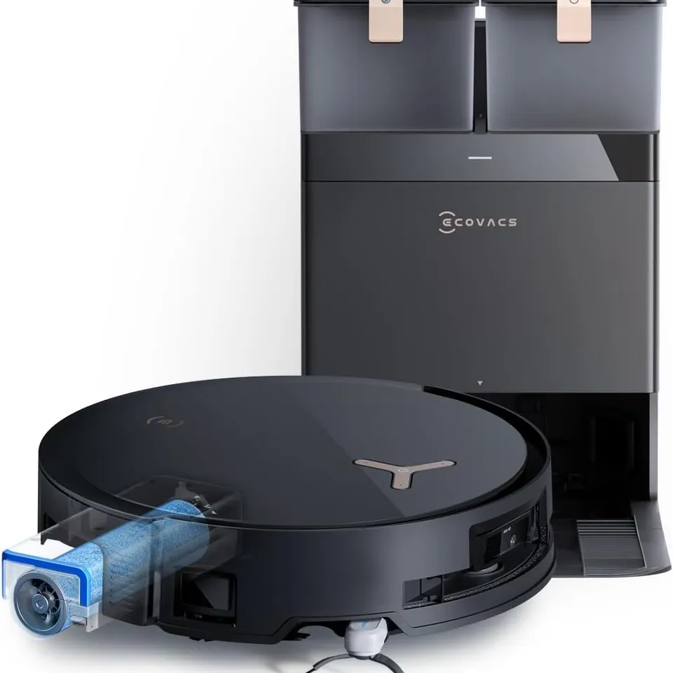 BOXED ECOVACS DEEBOT X8 PRO OMNI BLACK ROBOT VACUUM CLEANER 