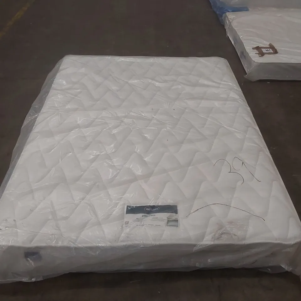 QUALITY BAGGED SILENTNIGHT MIRACOIL PILLOWTOP 5' KINGSIZE MATTRESS  RRP £499