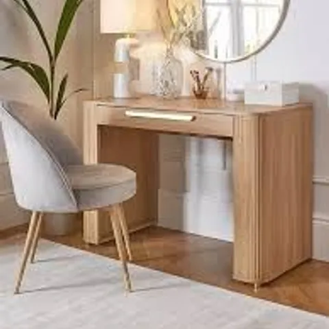 BOXED CARINA DRESSING TABLE - OAK (1 BOX)