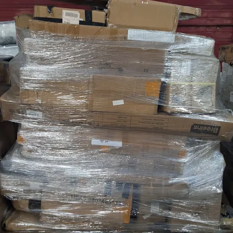 PALLET OF ASSORTED ITEMS TO INCLUDE 10" FAN, BREEINS SUN UMBRELLA AND VACUUM CLEANER