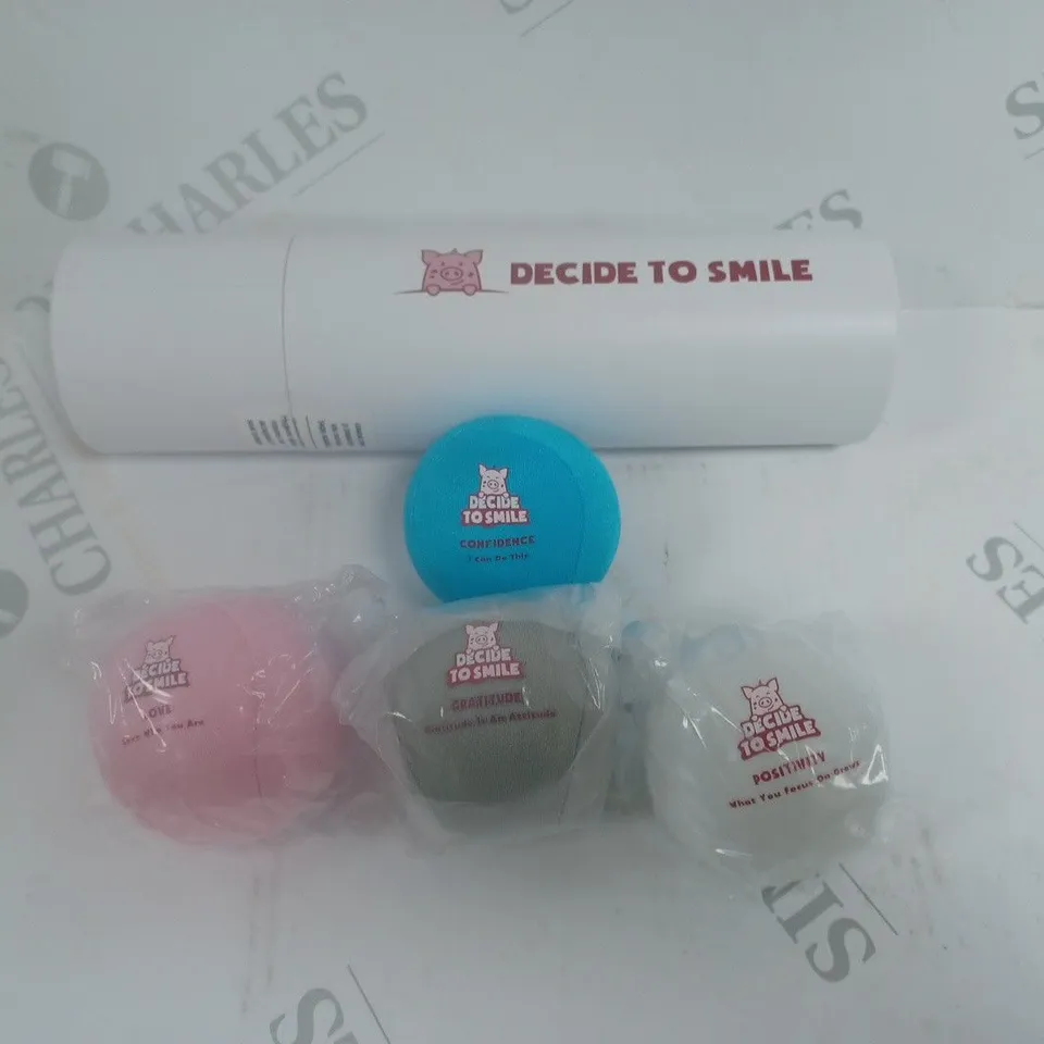 DECIDE TO SMILE STRESS BALLS FOR ADULTS PACK OF 4