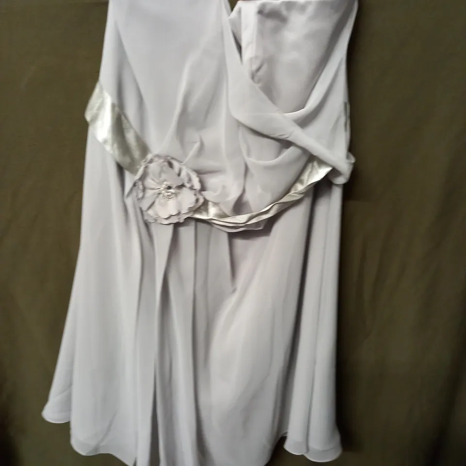 LIGHT GREY OCCASIONAL DRESS - UK 24