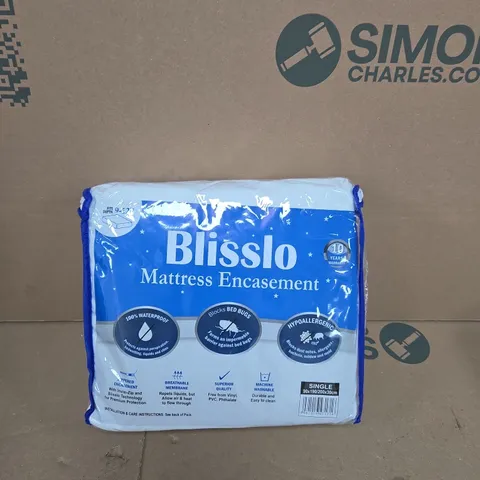 BLISSLO MATTRESS ENCASEMENT – SINGLE (90X190/200 CM) WATERPROOF & BED BUG PROOF