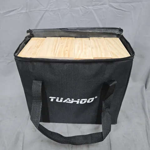 TUAHOO OUTDOOR GARDEN GAMES - GIANT TUMBLE TOWER