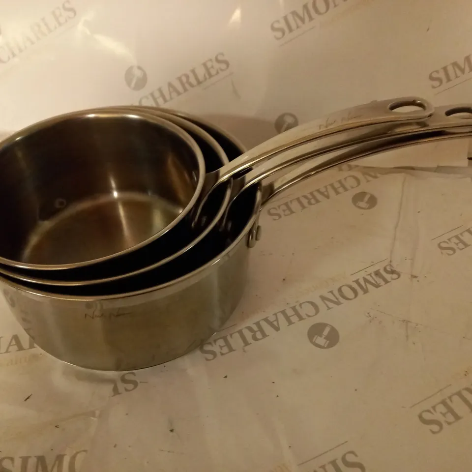 BOXED TOWER SAUCEPANS X3