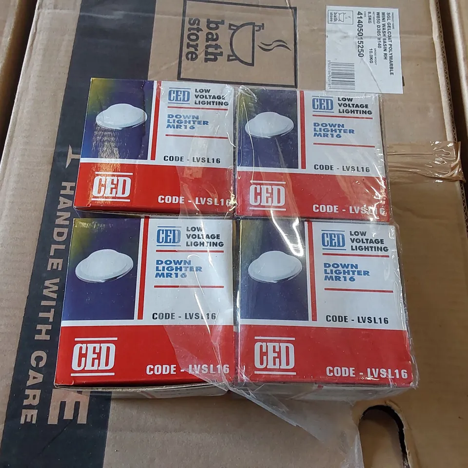 SET OF 4 BOXED CED DOWN LIGHTER MR16 LIGHTS