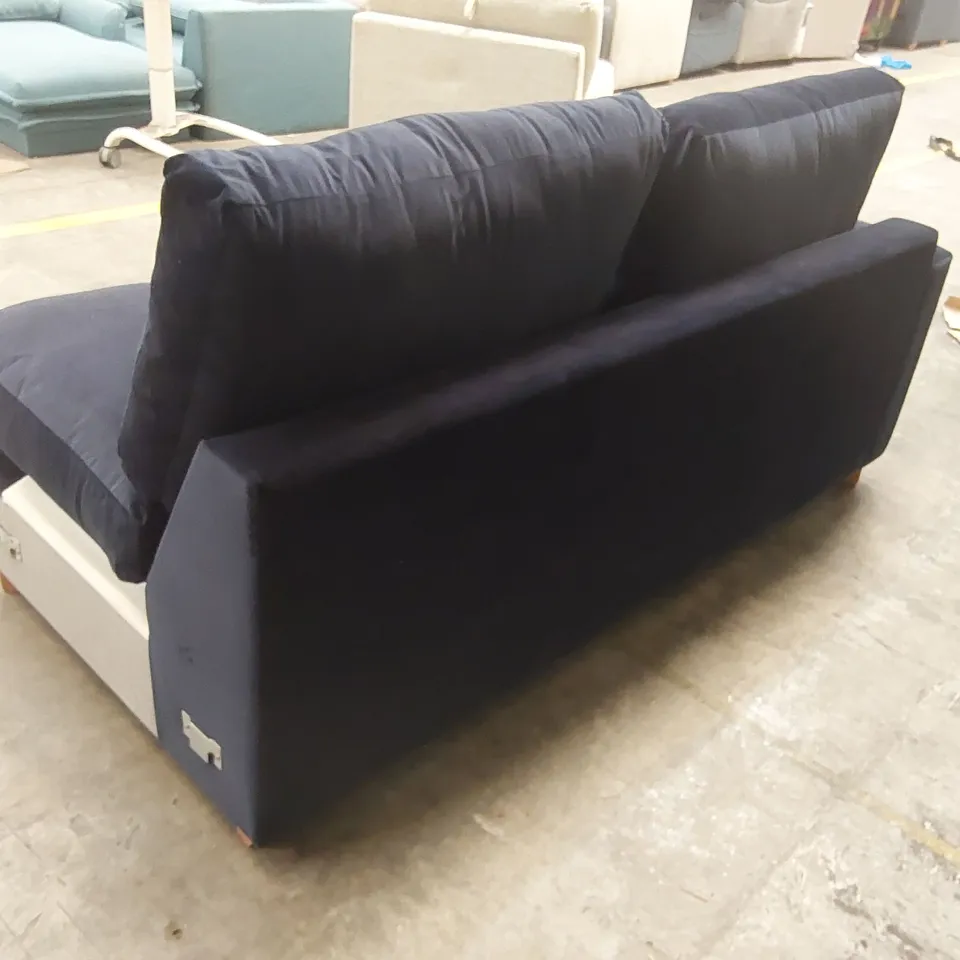 QUALITY DESIGNER QUALITY DESIGNER CORNER SOFA SECTION - NAVY VELVET // SECTION OF A SOFA ONLY