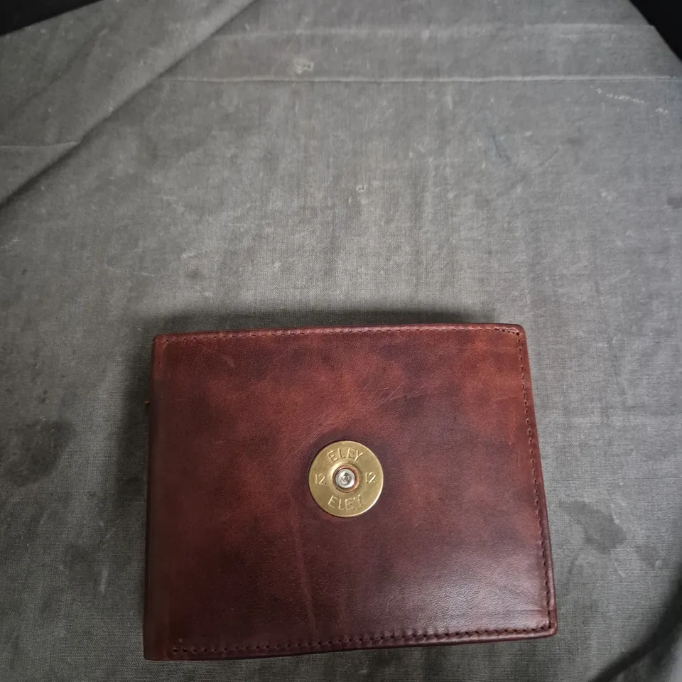 Hicks & Hides Brown Leather Wallet with Presentation Box