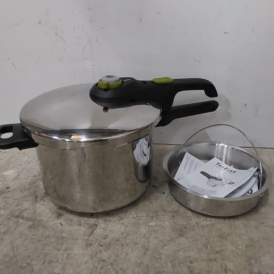 BOXED TEFAL SECURE 5 NEO 6L STEEL PRESSURE COOKER