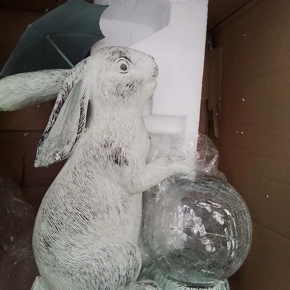 BOXED GARDEN LED BUNNY
