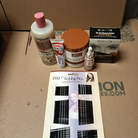 APPROXIMATELY 15 HEALTH AND BEAUTY PRODUCTS TO INCLUDE SOAP & GLORY BODY WASH, AQUAFRESH LITTLE TEETH TOOTHPASTE AND MAYBELLINE SUPER STAY SKIN TINT