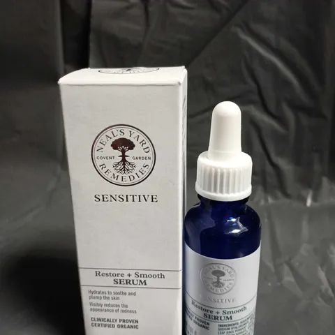 NEAL'S YARD REMEDIES SENSITIVE RESTORE + SMOOTH SERUM 30ML
