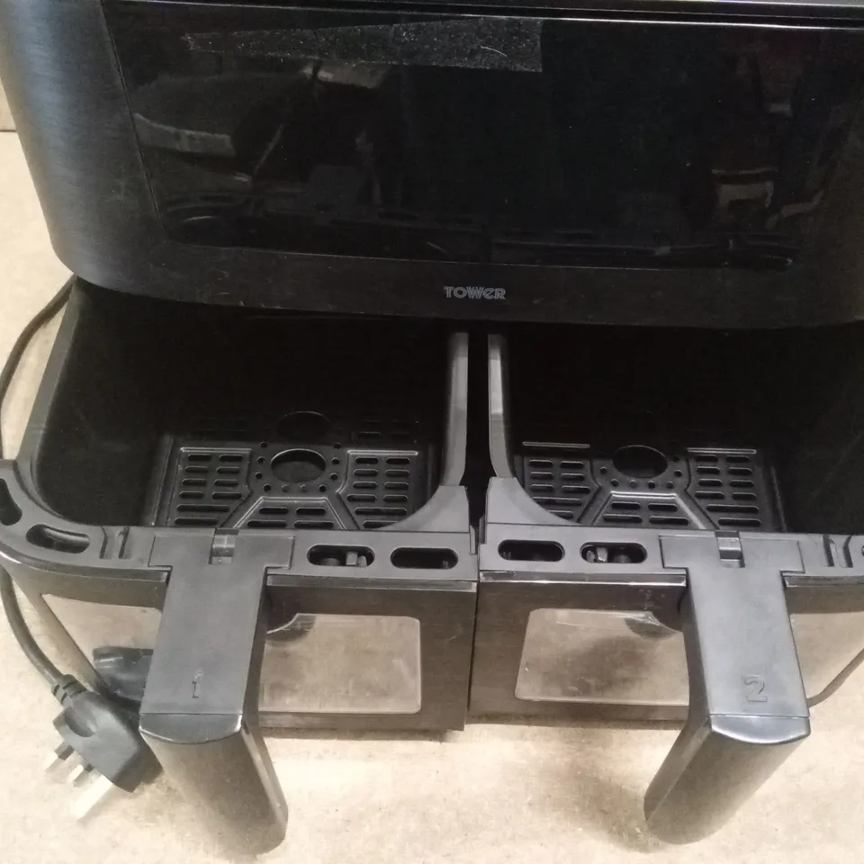 VORTX VIZION 8 LITRE DIGITAL DUAL BASKET AIR FRYER - T17151