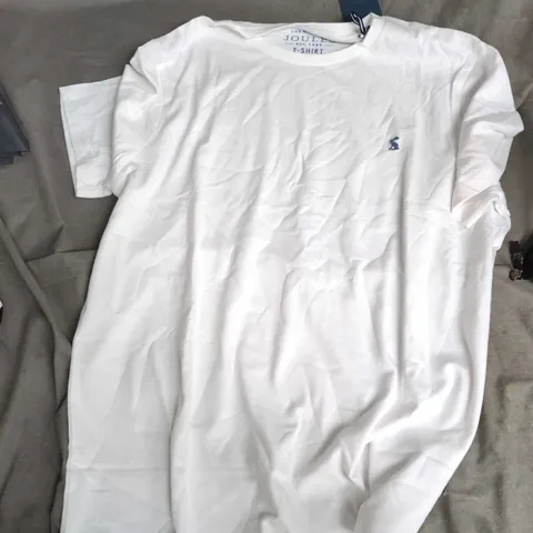 JOULES WHITE T-SHIRT – LARGE