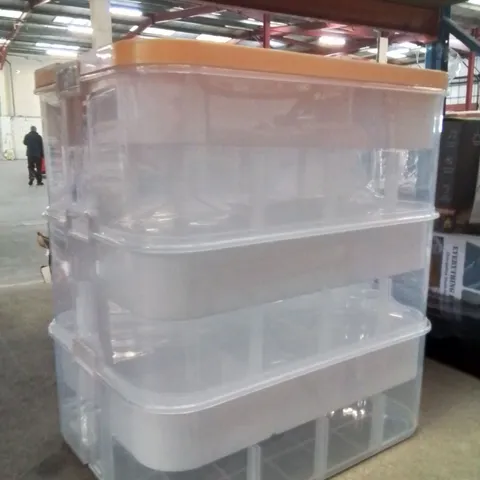 3 HIGH STACKABLE CONTAINERS